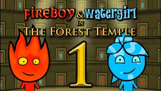 Fireboy and watergirl 1 Gameplay walkthrough [upl. by Woodward]