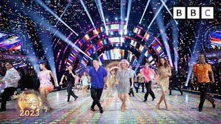 All the Strictly couples return to the Ballroom for an iconic disco routine ✨ BBC Strictly 2023 [upl. by Aylward]