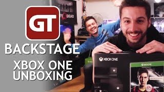 GameTube Backstage Xbox One Unboxing  Michis Konsole stirbt vor laufender Kamera [upl. by Ettenahs]