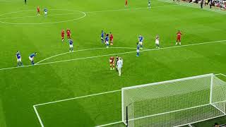 Liverpool v Leicester Penalty Milner [upl. by Gabbert]