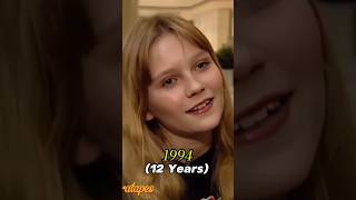 Kirsten Dunst Evolution shorts kirstendunst thenandnow [upl. by Butler]