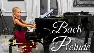 🎹 7YearOld Maria Boyko Wows Public with Bach Prelude in C on Piano [upl. by Secnarfyram]