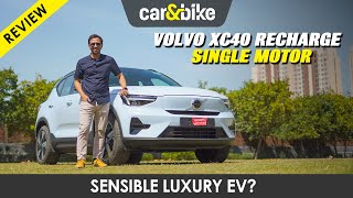 Volvo XC40 Recharge SingleMotor Does It Have The Shock Value  First Drive Review  carampbike [upl. by Percival]