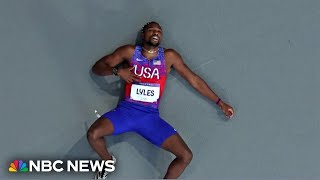 Noah Lyles wins bronze in the 200 meters then reveals he has Covid [upl. by Jason]