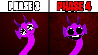 Mix of Phase 3 VS Phase 4 Monster VOICE From Incredibox Sprunki BABIES All Phases 34 Comparison [upl. by Hanonew]