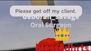 TEETHYZ DENTISTS CANT GET RID OF ME LOL  ROBLOX Trolling [upl. by Eanyl]