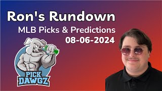 MLB Picks amp Predictions Today 8624  Rons Rundown [upl. by Acinelav]