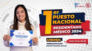 Entrevista a la Dra Astrid Tauma Arrué 1er puesto Nacional de Residentado Médico 2024 [upl. by Gamages]