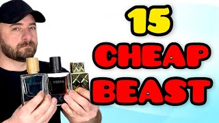 15 Beast Mode Long Lasting Cheap Colognes Fragrances 2024 [upl. by Joey]