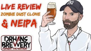 Tasting Three Floyds Zombie Dust Clone amp NEIPA Recipe [upl. by Sedgewick553]