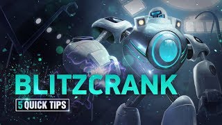 5 Quick Tips To Climb Ranked Blitzcrank Feat Scrandor [upl. by Kcyrred]