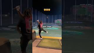 INCREDIBLE One Handed Golf Swing snappygilmore [upl. by Erodaeht]