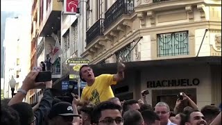 Brasile accoltellato Jair Bolsonaro candidato della destra [upl. by Eiznekam]