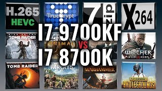 Intel i7 9700KF vs i7 8700K Benchmarks  Test Review  Comparison  Gaming  13 Tests [upl. by Ahsercel245]