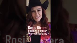 Rosie Rivera se lanza como cantante la hermana de Lupillo rivera y Jenni rivera [upl. by Aneem135]