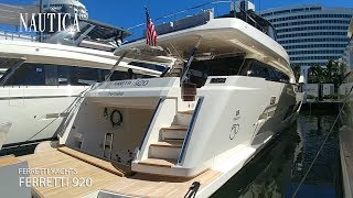 Conheça o novo iate Ferretti 920 [upl. by Kylander540]