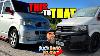 Vw Transporter T5 to T51 Facelift Conversion [upl. by Eiramlirpa]