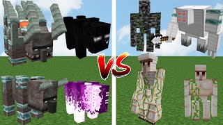 IRON GOLEM vs RAVAGER AT EVERY AGE  Minecraft Mob Battle [upl. by Bonnee]