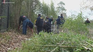 Sailors kick off Great American Cleanup at Lafayette Park in Norfolk [upl. by Jeaz]