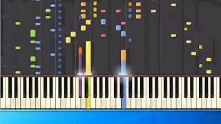 Robert Palmer  Johnny amp Mary mh Piano Tutorial Synthesia [upl. by Annadal732]