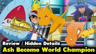 Ash vs Leon Final Full Battle  Hidden Details amp Review  Pokemon Journeys Episode 37 Facts [upl. by Ayerf487]