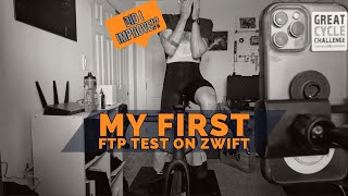 My FIRST FTP TEST on ZWIFT  Functional Threshold Power  Training in Fairbanks ALASKA [upl. by Alderman]