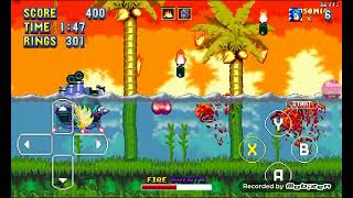 Fire Breath Boss Pinch Mode Sonic 3 AIR Mods [upl. by Gnauq]