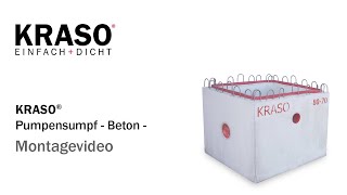 Montagevideo KRASO Pumpensumpf  Beton [upl. by Willms]