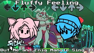 quotShy Feelingquot  FnF Fluffy Feeling But Me and Fnia Mangle Sing It [upl. by Erimahs]