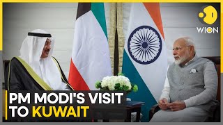 PM Modis Visit To Kuwait First Indian PM To Visit Kuwait In Four Decades  World News  WION [upl. by Kado]