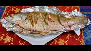 Baked Koral Fish । বেকড্ কোরাল মাছ । Simple and Healthy Recipe [upl. by Yssirhc110]