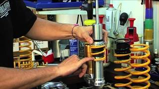 Ohlins TTX ATV Shocks FRONT  Regulacion de Crossover y doble resorte delantero [upl. by Lonyer]