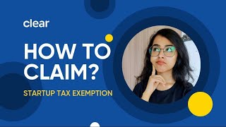 Income Tax Exemption For Startups  How to Apply for Income Tax Exemption on Startup India Website [upl. by Karlie]