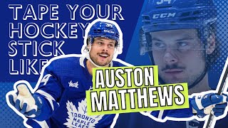 TAPE YOUR HOCKEY STICK LIKE AUSTON MATTHEWS score more goals with this tape job [upl. by Inalaek]