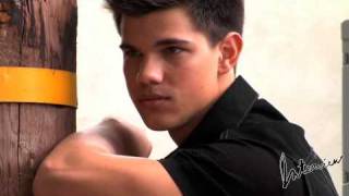 Taylor Lautner  Interview and photoshoot behind the scenes Interview Magazine  2009 [upl. by Oralla439]