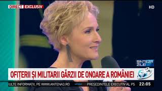 Dana Grecu de vorbă cu militarii Brigăzii 30 Gardă la ”Sinteza Zilei” [upl. by Noremmac113]