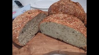 CYPRIOT BREAD WITH DRIED MINT  STAVROS KITCHEN  CYPRIOT AND GREEK CUISINE [upl. by Vig854]