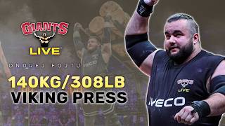 22 yearold Strongman wins Overhead Event [upl. by Noslen]