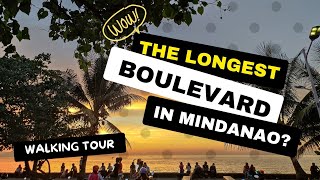 Dipolog City Sunset Boulevard Walking Tour  The longest boulevard in Mindanao  January 2022 Update [upl. by Yrak]