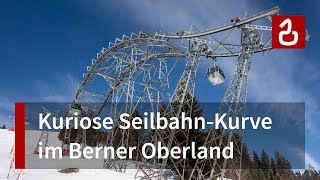 Die KurvenSeilbahn Rellerli in Schönried  Gstaad Rellerlibahn [upl. by Derfla]