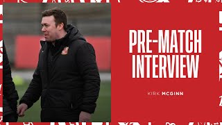 Kirk McGinn previews Sutton clash  Swindon Town Football Club [upl. by Yetty]