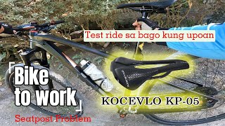 Bike to Work Test Ride Kocevlo KP05 carbon saddle [upl. by Zanahs]