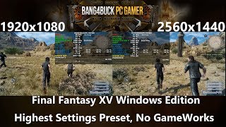 GTX 980 Ti 1920x1080 Vs 2560x1440 Performance  i7 4790K 47GHz [upl. by Eigger]