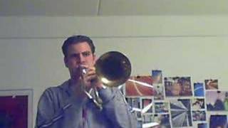 7 octave range on trombone [upl. by Naerad]