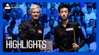 FINAL HIGHLIGHTS  BetVictor English Open 2024 [upl. by Nagard]