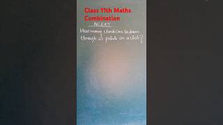 Permutations and Combination Class 11th Maths important question [upl. by Blondy]