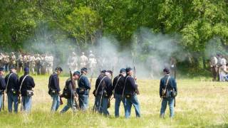 Civil War Reenactment Neshaminy State Parkwmv [upl. by Ruscio643]