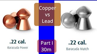 Copper versus lead versus lead free pellets in 22 [upl. by Adnovahs180]