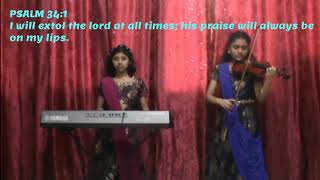 Sthothiram Thuthi Pathira violin and keyboard cover [upl. by Novyat]