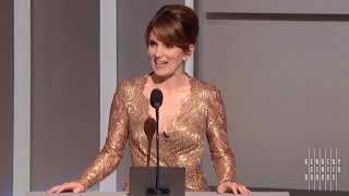 David Letterman Tribute  Tina Fey  2012 Kennedy Center Honors [upl. by Groos]